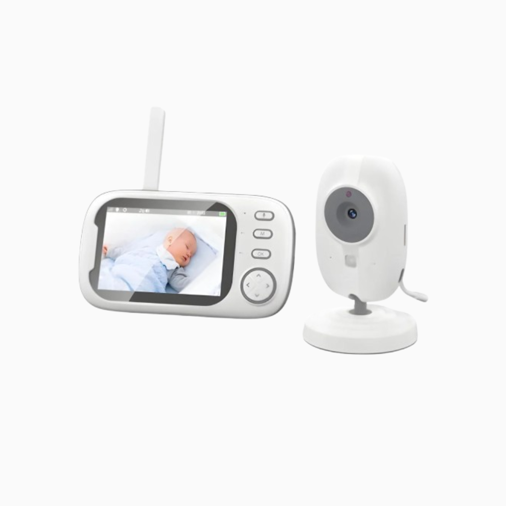 Bebelio - Babyphone Evo 3.5" - Vision Nocturne, Audio Bidirectionnel, Sans Ondes